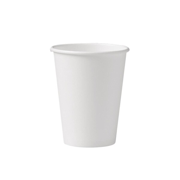 Solo Cup Co 412WN2050 PEC 12 oz White Hot Cup, 1000PK 412WN2050 (PEC